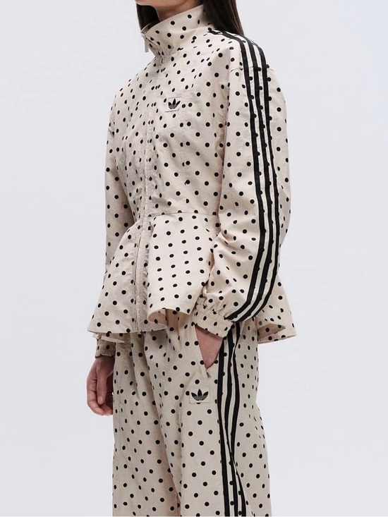 adidas Jackets & Blazers - Adidas x Asos limited edition Beige w/ Black Polka Dot jacket - new no tags